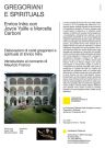 “Gregoriani e spirituals” ENRICO INTRA con JOYCE YUILLE e MARCELLA CARBONI