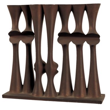 Balderi Iginio, I penati - 1967, bronzo, 34x10x32cm