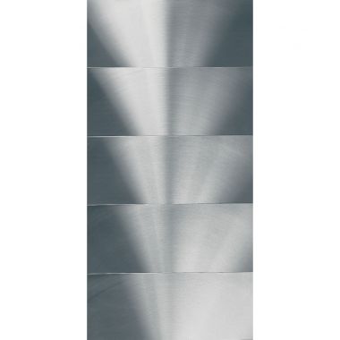 Alviani Getulio, Superficie a testura vibratile - 1972, alluminio, 60 x 30 cm